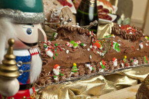 Unique Holiday Celebrations - Yule Log at Rosen Centre during Christmas buffet